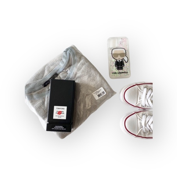 new Wildfox Couture ☻ Classic BBJ Pullover Beach Jumper Sweatshirt ☻ Grey Small - Picture 8 of 12